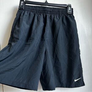 Nike Black Men's Athletic Training Shorts with Swoosh